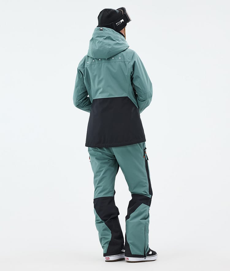 Moss W Veste Snowboard Femme Atlantic/Black Renewed, Image 5 sur 10