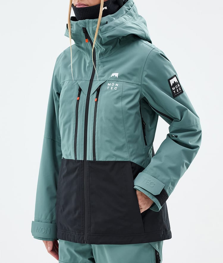 Moss W Veste Snowboard Femme Atlantic/Black Renewed, Image 8 sur 10