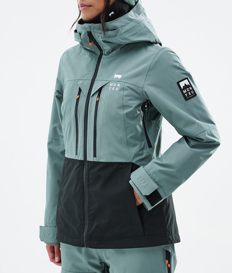 Moss W Skijacke Damen Atlantic/Black, Bild 7 von 9