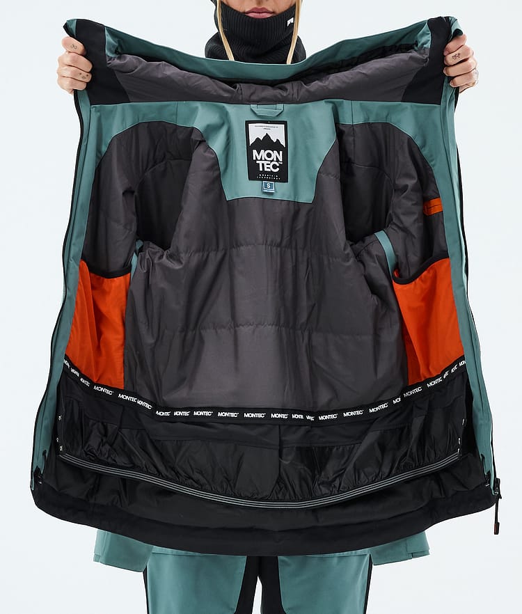 Moss W Bunda na Snowboard Dámské Atlantic/Black, Image 9 of 9