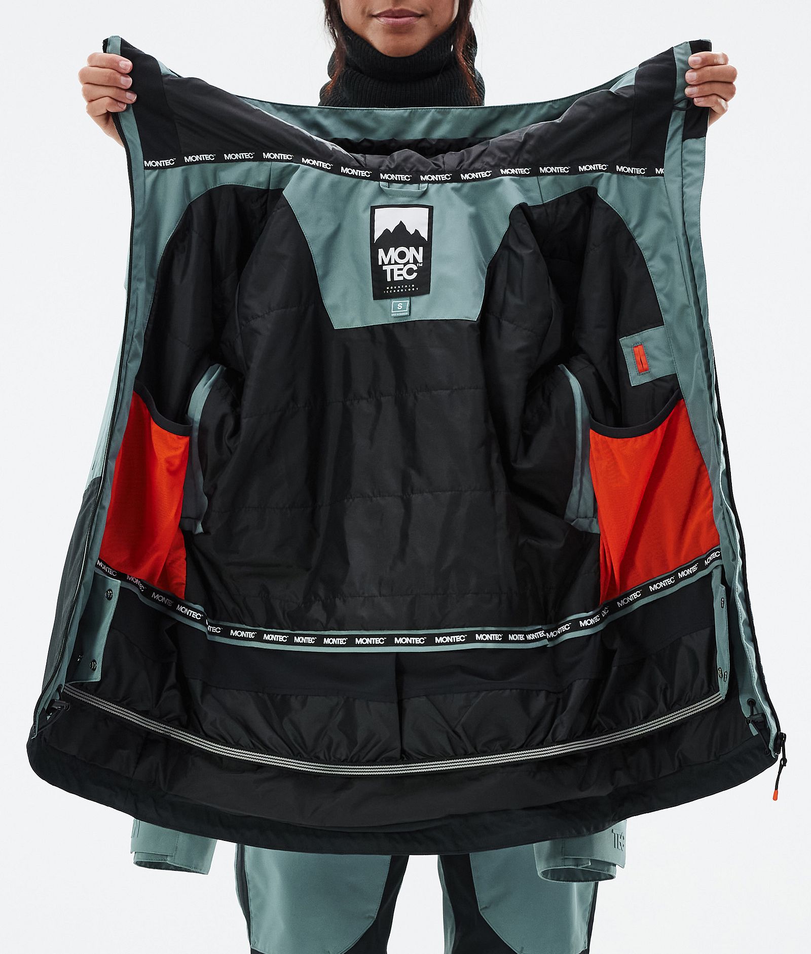 Moss W Skijacke Damen Atlantic/Black, Bild 9 von 9