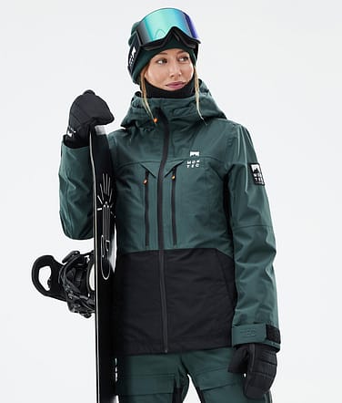 Moss W Snowboardjacke Damen Dark Atlantic/Black Renewed