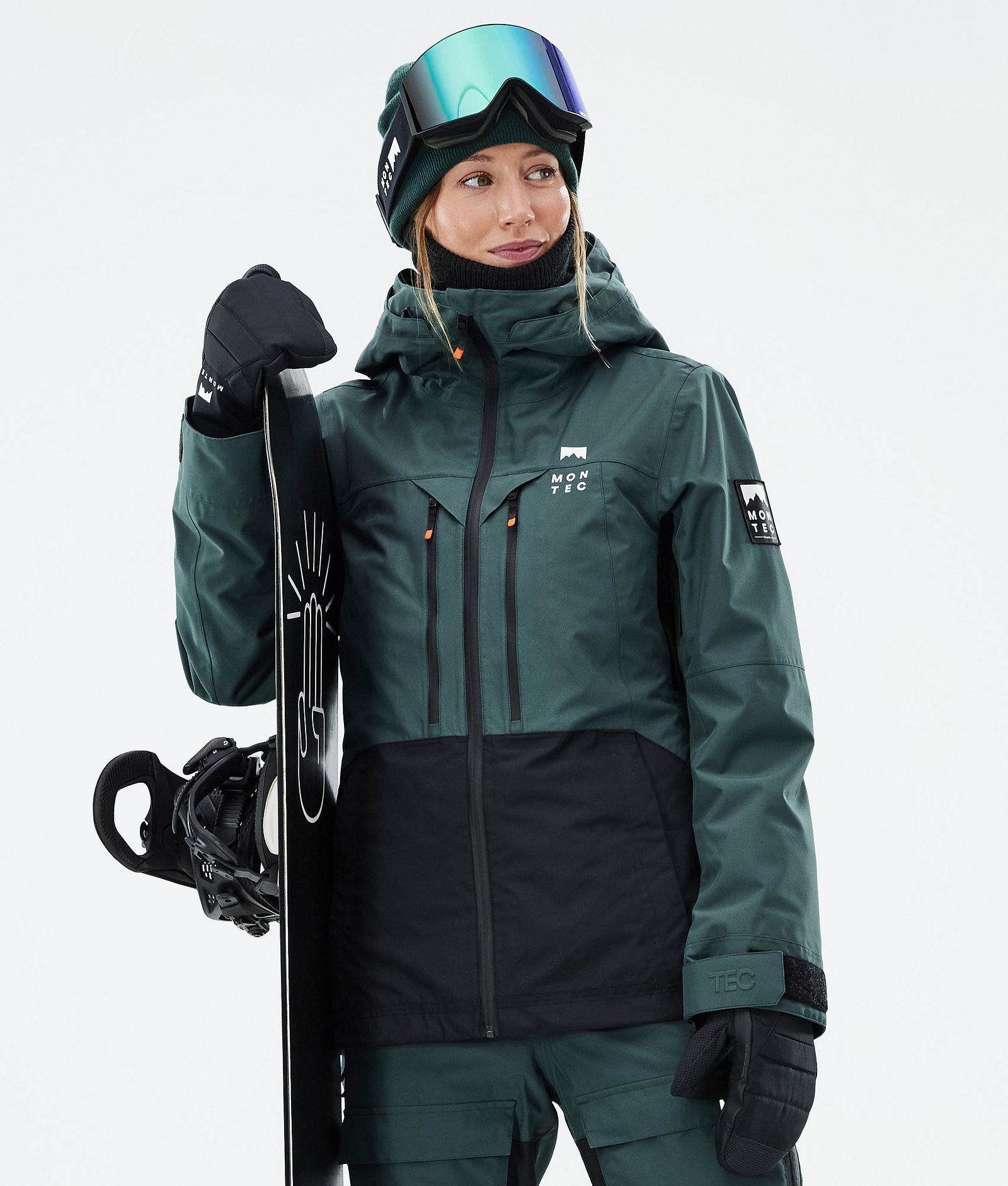 Moss W Snowboardjakke Dame Dark Atlantic/Black, Billede 1 af 10