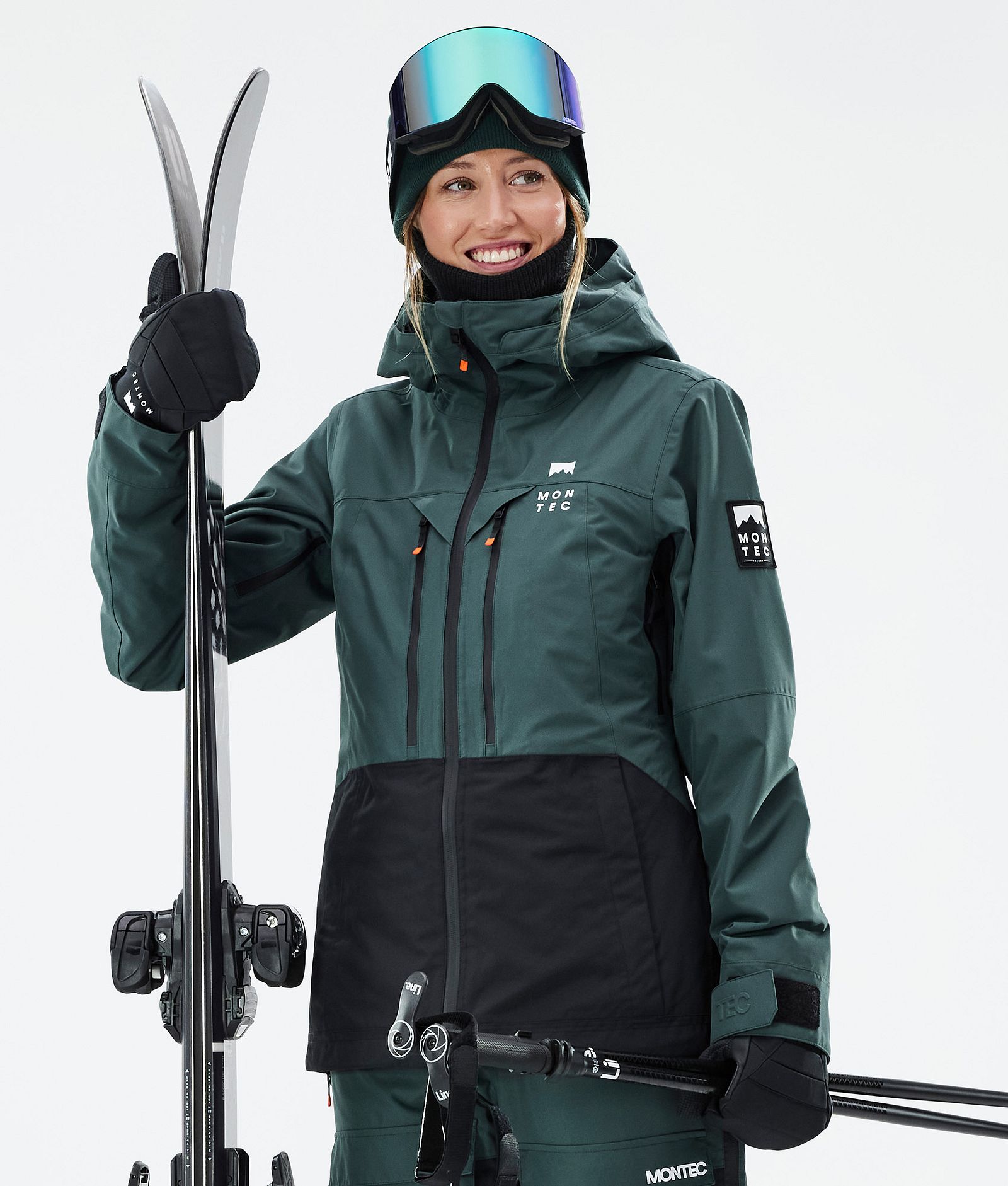 Moss W Skijakke Dame Dark Atlantic/Black, Billede 1 af 10