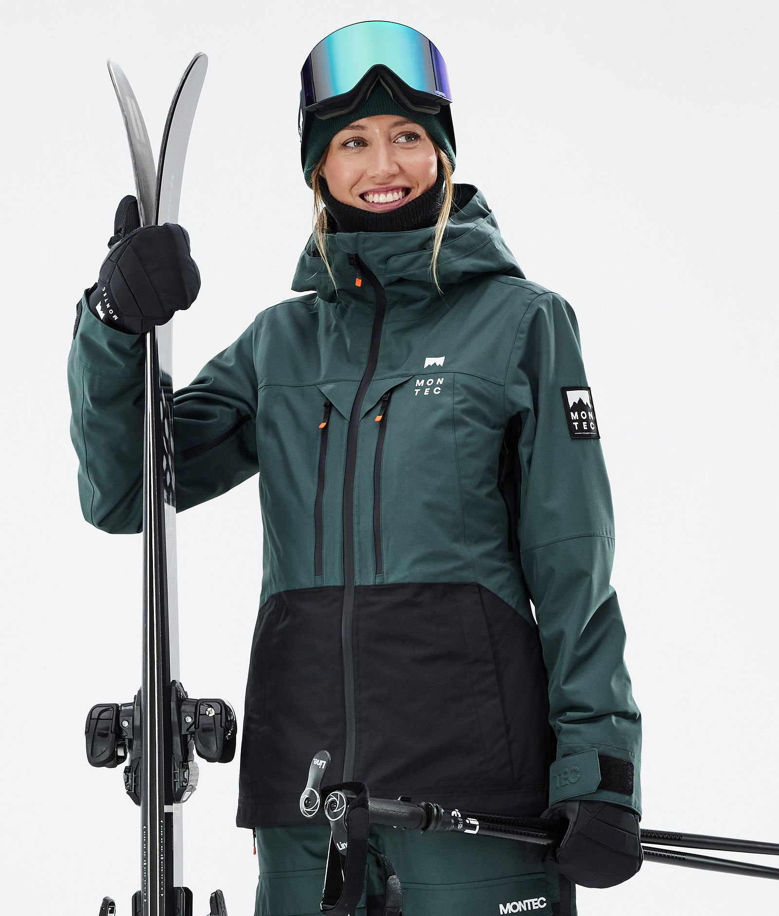 Moss W Veste de Ski Femme Dark Atlantic/Black, Image 1 sur 10