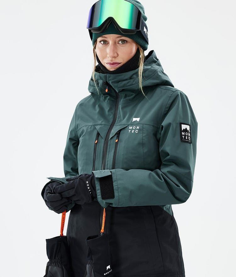 Moss W Snowboardjakke Dame Dark Atlantic/Black