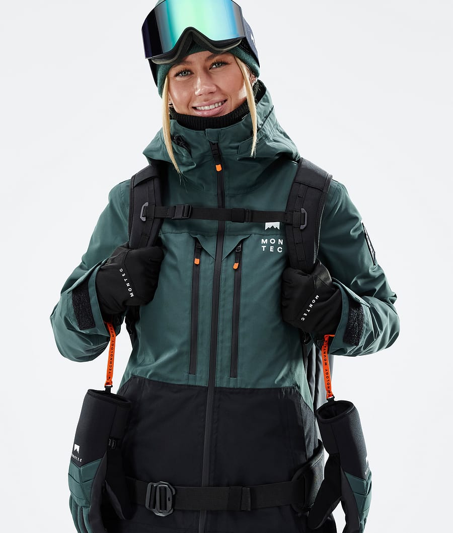 Moss W Ski Jacket Women Dark Atlantic/Black