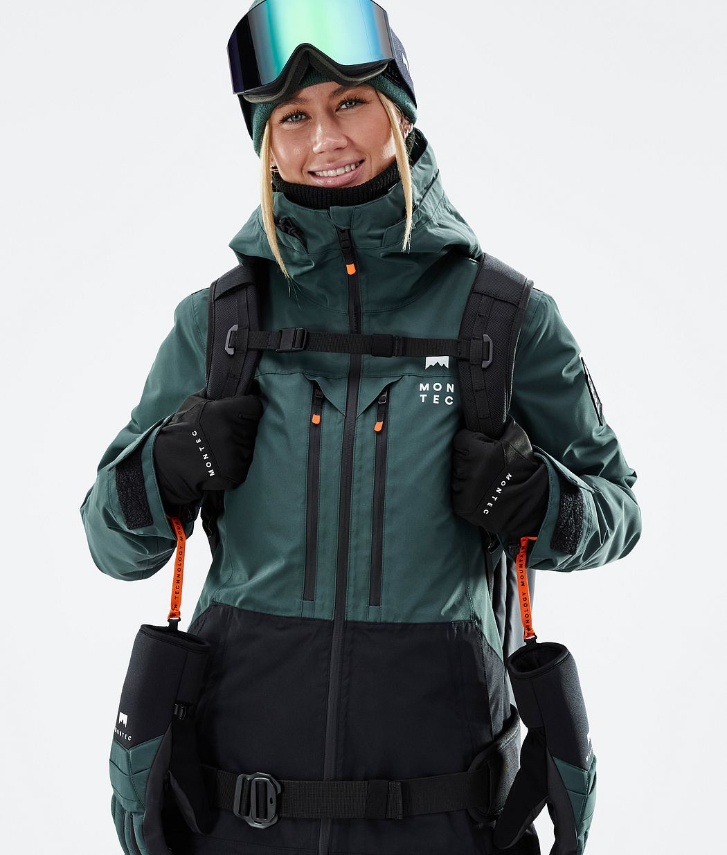 Moss W Ski Jacket Women Dark Atlantic/Black