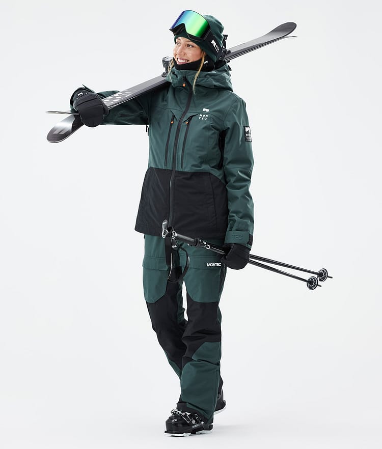 Moss W Skijakke Dame Dark Atlantic/Black, Billede 3 af 10