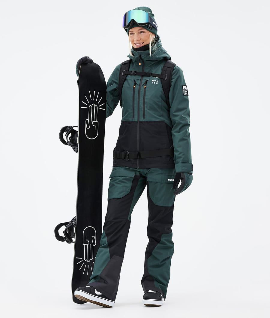 Moss W Snowboard Jacket Women Dark Atlantic/Black