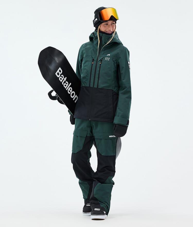 Moss W Snowboardjacke Damen Dark Atlantic/Black, Bild 3 von 10