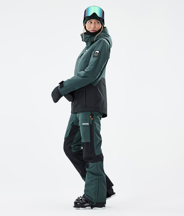 Moss W Skijakke Dame Dark Atlantic/Black, Billede 4 af 10