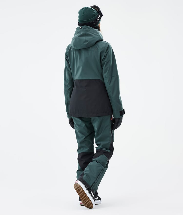 Moss W Snowboardjakke Dame Dark Atlantic/Black