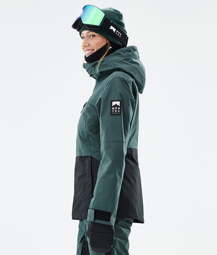 Moss W Snowboardjakke Dame Dark Atlantic/Black