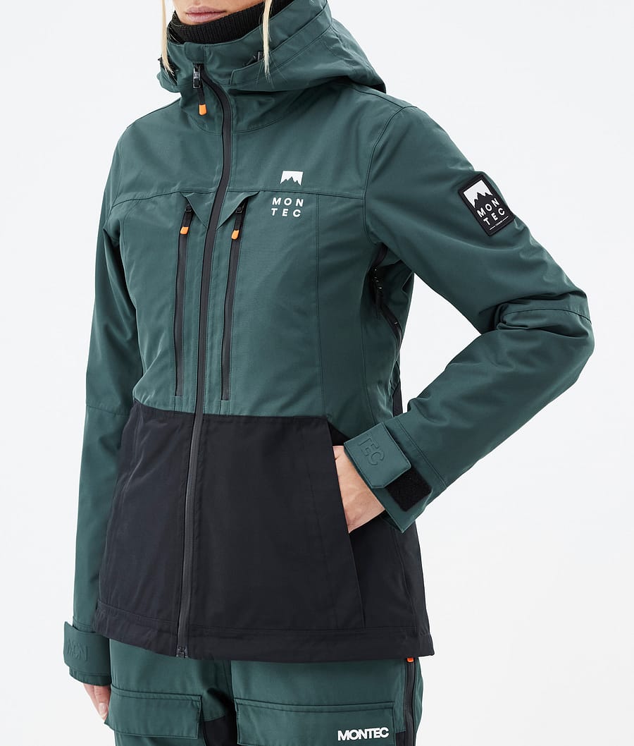 Moss W Snowboard Jacket Women Dark Atlantic/Black