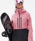 Moss W Snowboardjakke Dame Pink/Black
