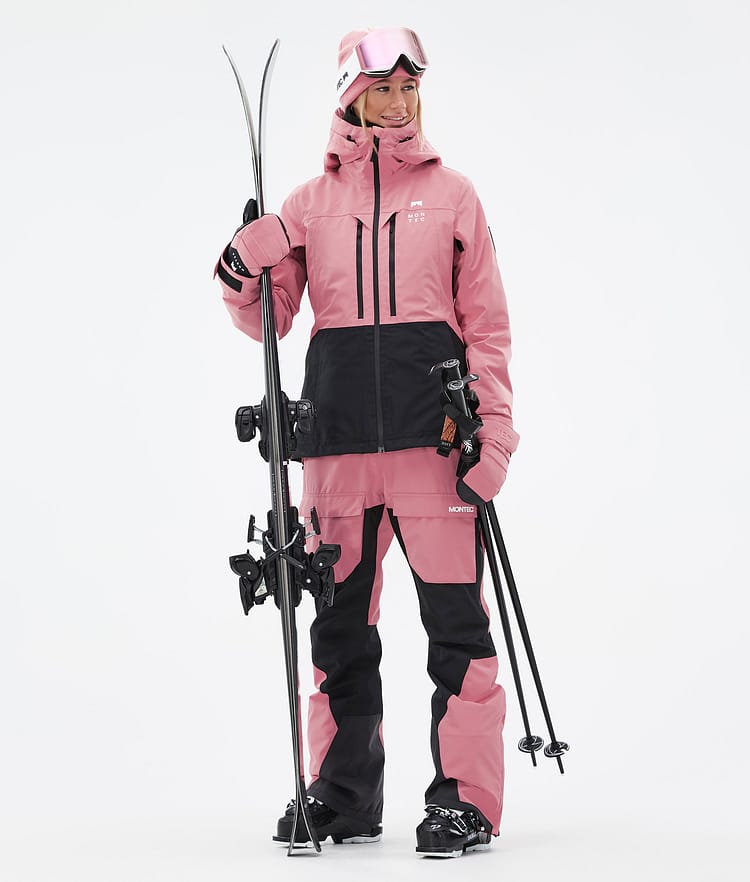 Moss W Veste de Ski Femme Pink/Black