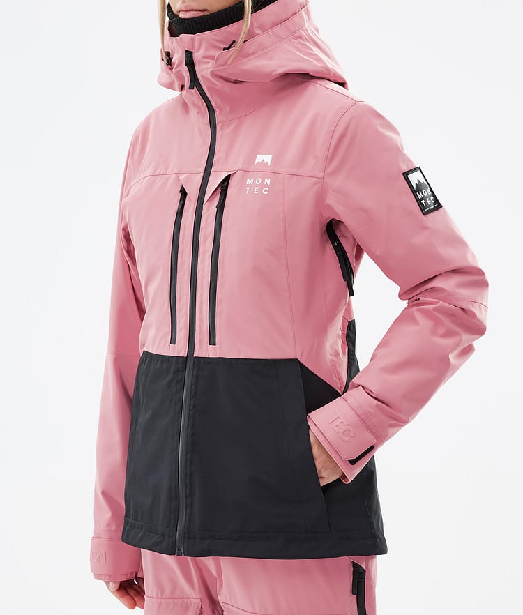 Moss W Snowboardjakke Dame Pink/Black