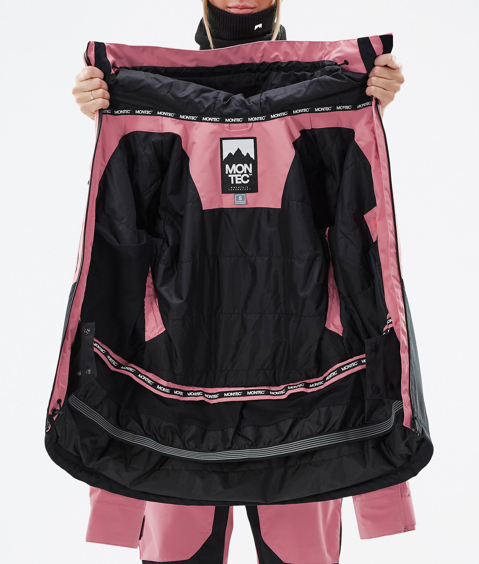 Moss W Veste Snowboard Femme Pink/Black, Image 10 sur 10