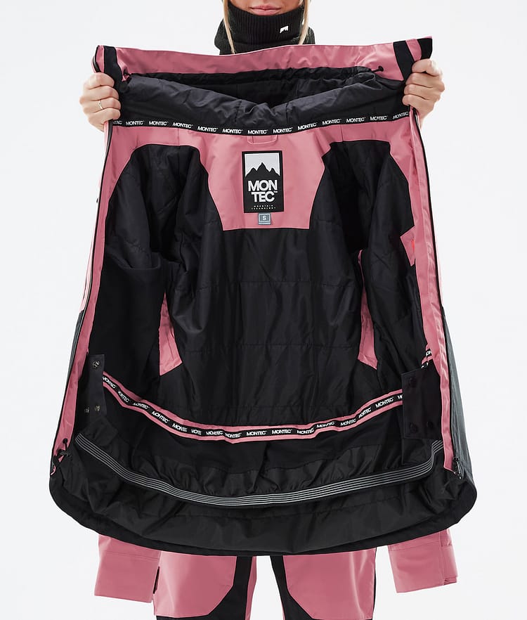 Moss W Snowboardjacke Damen Pink/Black, Bild 10 von 10