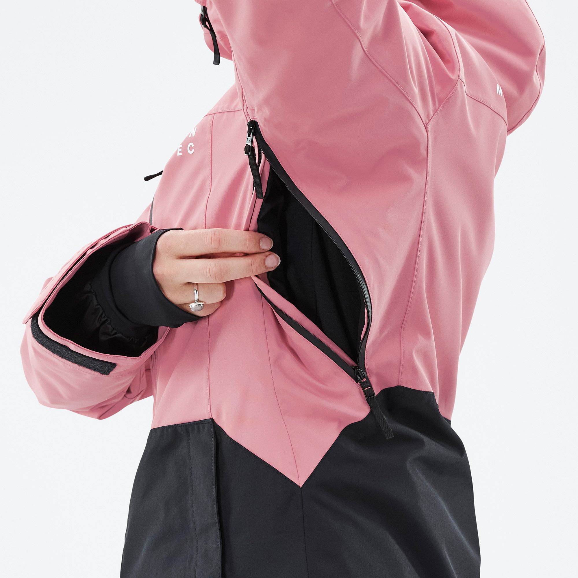 Montec Moss W Snowboard Jacket Women Pink/Black | Montecwear.com