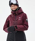 Moss W Giacca Snowboard Donna Burgundy/Black Renewed, Immagine 2 di 10