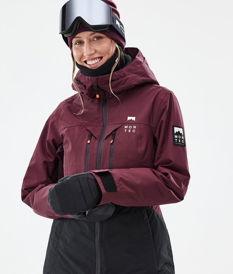 Moss W Skidjacka Dam Burgundy/Black, Bild 2 av 10
