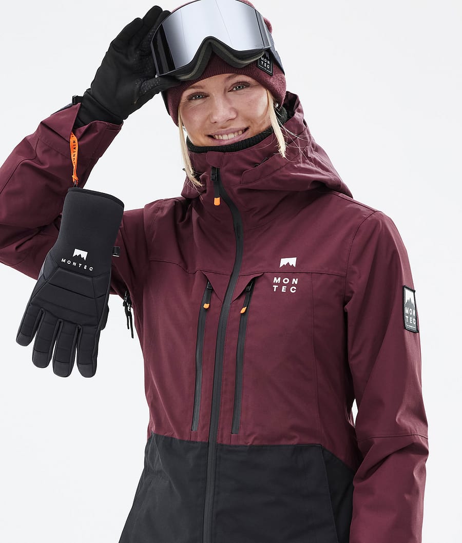 Moss W Ski Jacket Women Burgundy/Black