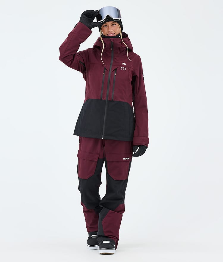 Moss W Veste Snowboard Femme Burgundy/Black Renewed, Image 2 of 9