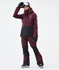 Moss W Snowboardjacke Damen Burgundy/Black Renewed, Bild 3 von 10