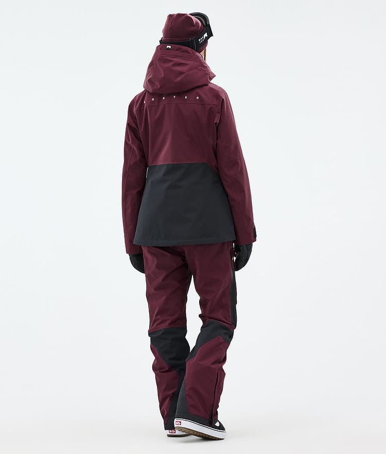Moss W Snowboard Jacket Women Burgundy/Black, Image 5 of 10