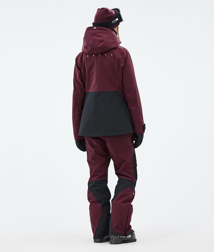 Moss W Ski Jacket Women Burgundy/Black, Image 5 of 10