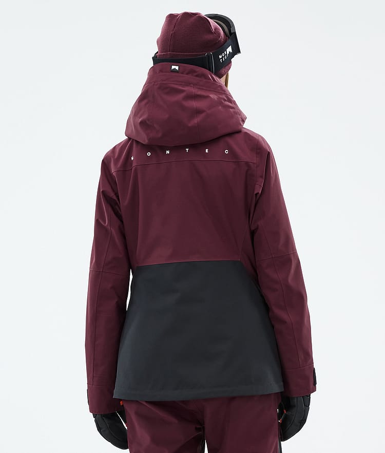 Moss W Snowboard Jacket Women Burgundy/Black, Image 7 of 10