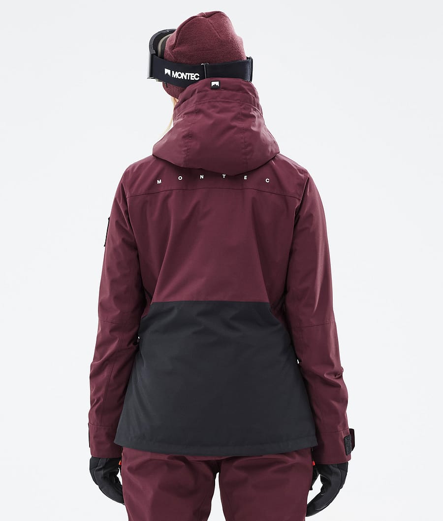 Moss W Ski Jacket Women Burgundy/Black