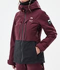 Moss W Ski Jacket Women Burgundy/Black