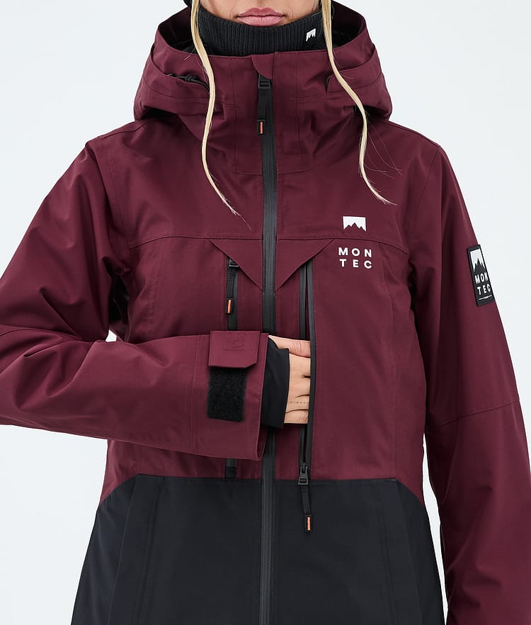 Moss W Veste Snowboard Femme Burgundy/Black Renewed, Image 8 of 9