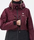 Moss W Veste Snowboard Femme Burgundy/Black, Image 9 sur 10