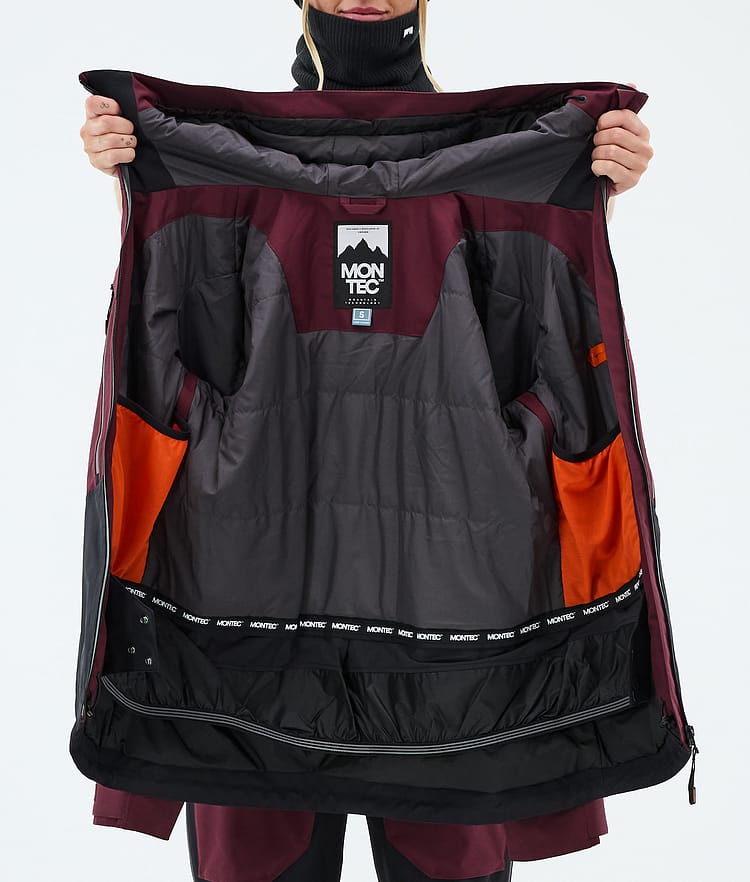 Moss W Veste Snowboard Femme Burgundy/Black Renewed, Image 9 of 9