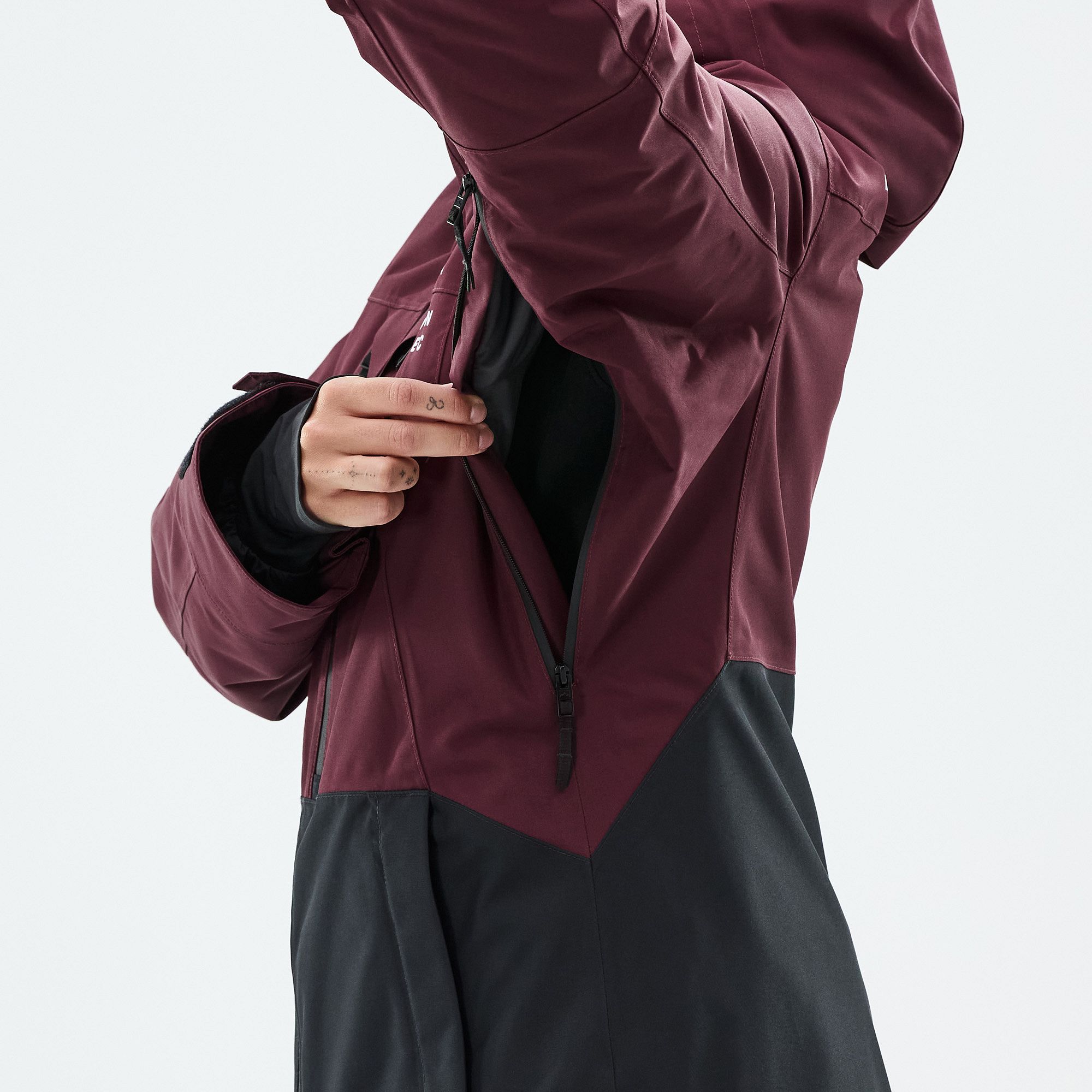 Montec Moss W Ski Jacket Women Burgundy/Black | Montecwear CA