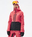 Moss W Veste de Ski Femme Coral/Black