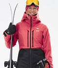 Moss W Veste de Ski Femme Coral/Black, Image 2 sur 10