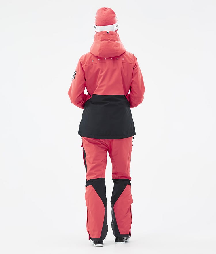 Moss W Ski Jacket Women Coral/Black, Image 5 of 10