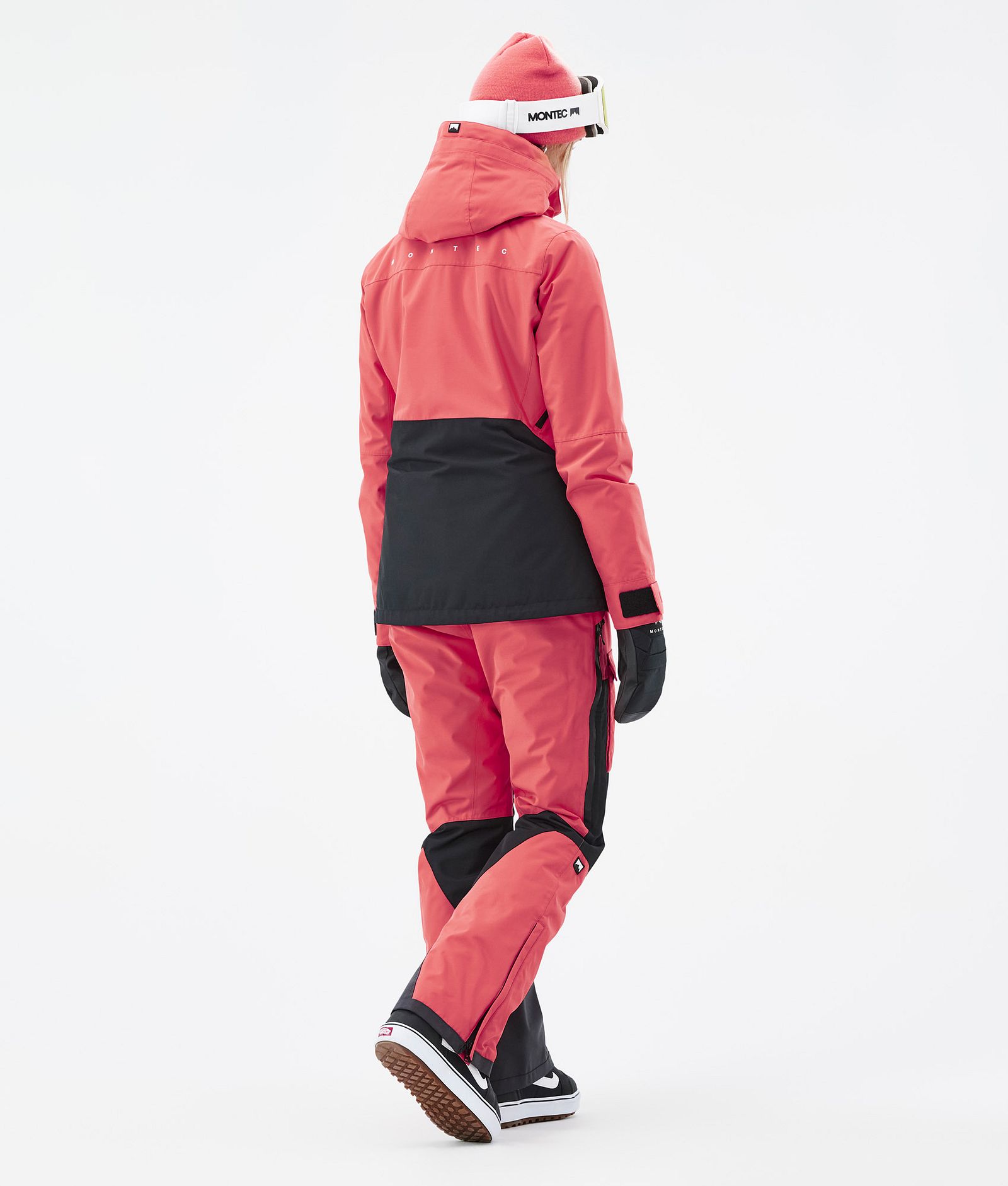 Moss W Veste Snowboard Femme Coral/Black, Image 6 sur 11