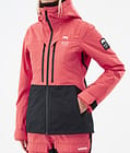 Moss W Veste de Ski Femme Coral/Black, Image 8 sur 10