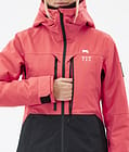 Moss W Veste de Ski Femme Coral/Black, Image 9 sur 10