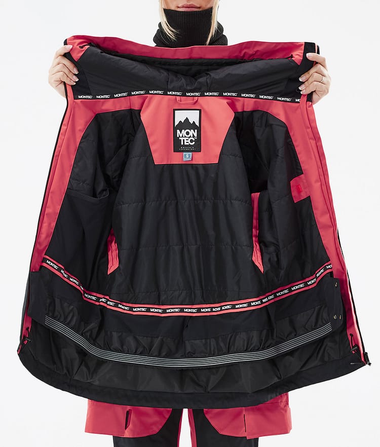 Moss W Ski Jacket Women Coral/Black, Image 10 of 10