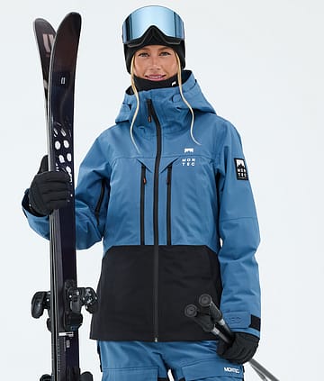 Moss W Ski Jacket Women Blue Steel/Black