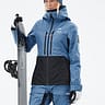 Montec Moss W Women's Snowboard Jacket Blue Steel/Black