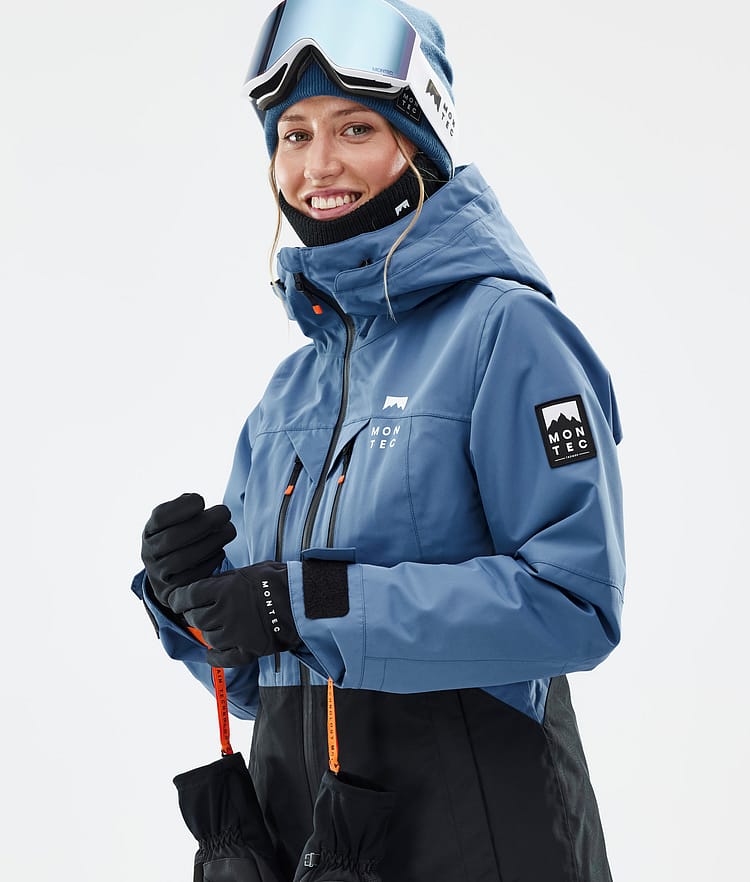 Moss W Skijacke Damen Blue Steel/Black, Bild 2 von 10