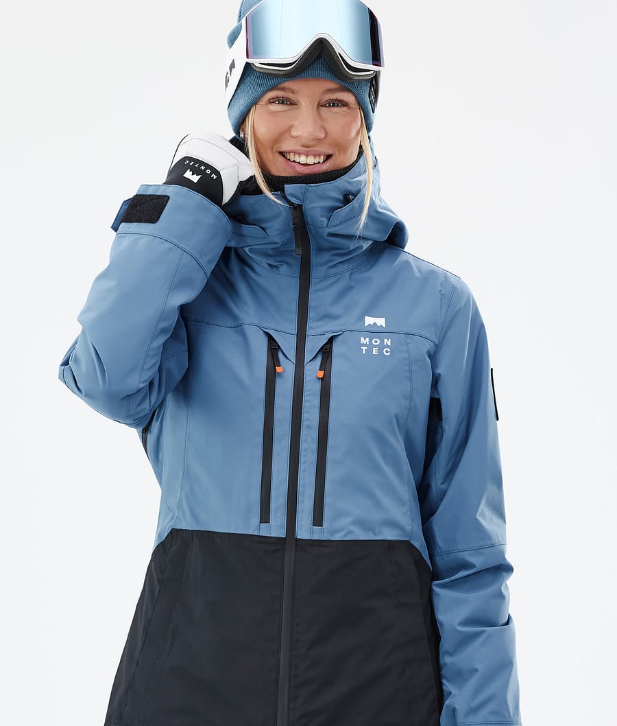 Moss W Ski Jacket Women Blue Steel/Black